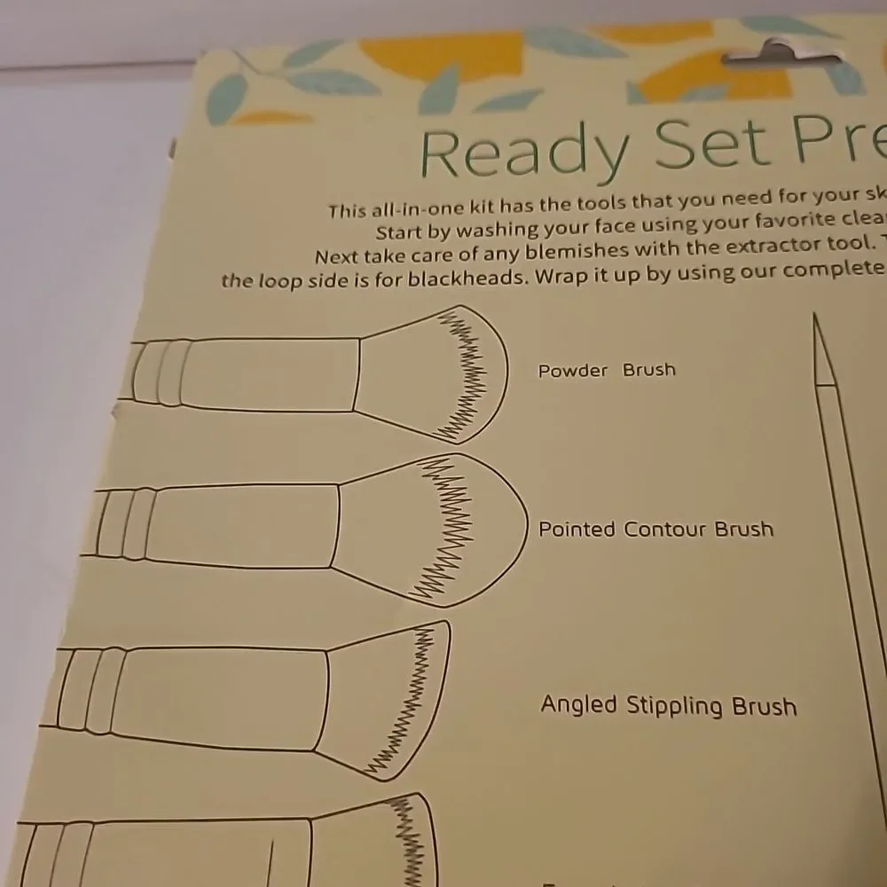 Precision Beauty Makeup Brush Set and Drying Rack